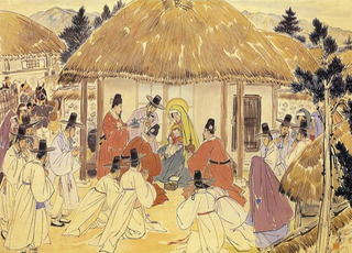 Illustration for article titled Here's Korean Jesus, Busy with Korean Stuff